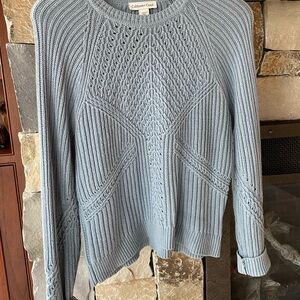Cold Water Creek Blue Sweater